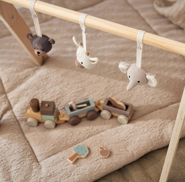 3 Animals Speeltjes voor Babygym Jollein