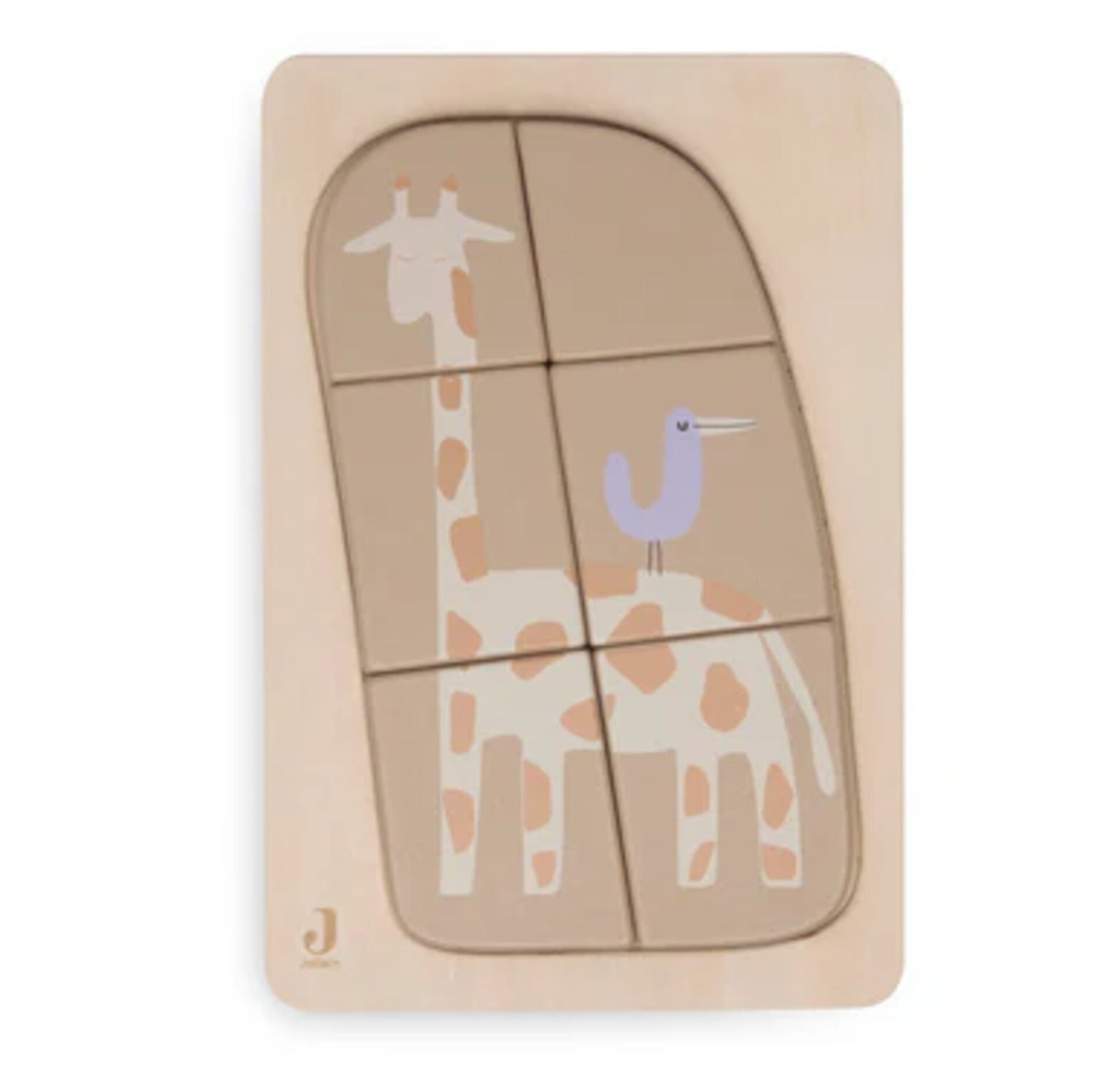 Jollein Houten Puzzel Jungle Jambo - Giraffe