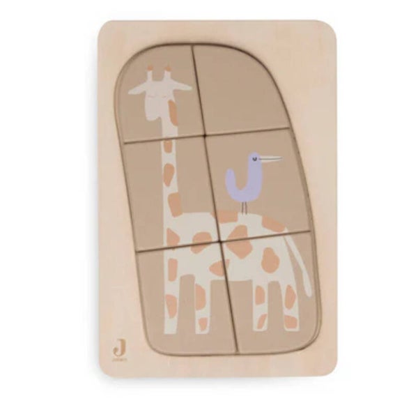 Jollein Houten Puzzel Jungle Jambo - Giraffe