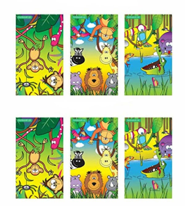 Mini notitie/kleurboekje Jungle dieren