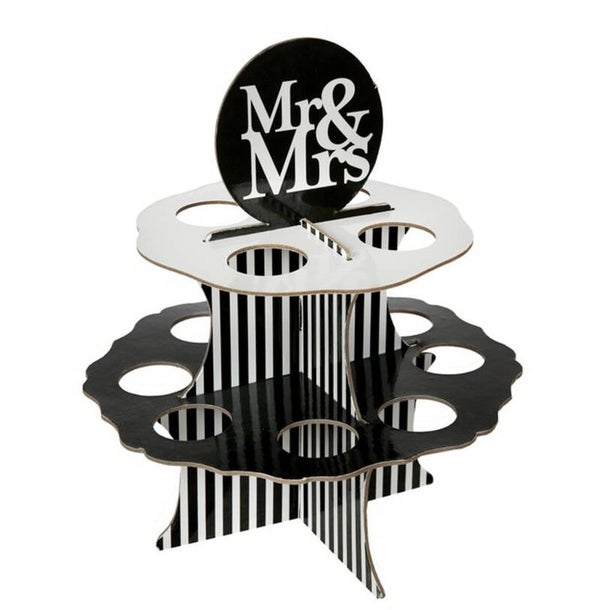 Etagere Mr and Mrs Black and White
