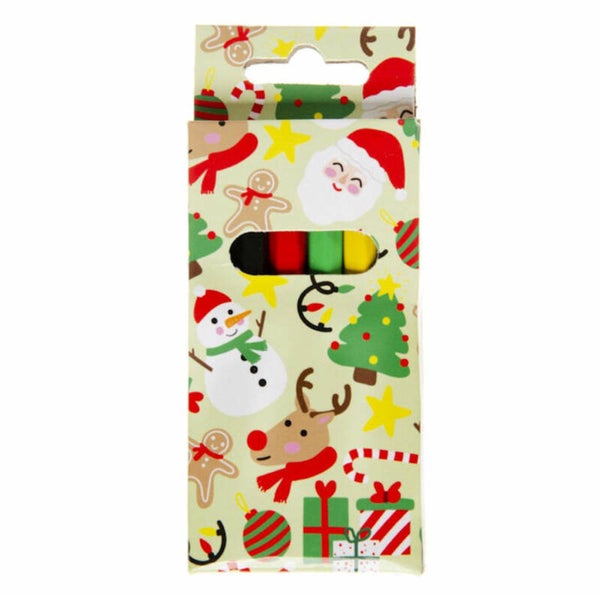 Kleur potloden set Kerst 6-delig