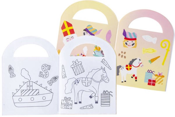 Sinterklaas kleurboekje met stickers