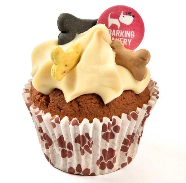 The Barkin Bakery Vanilla Woofin Met Vanille Glazuur