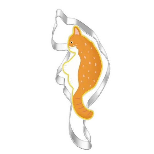 Poezen koekjes vorm een spinnende kat
