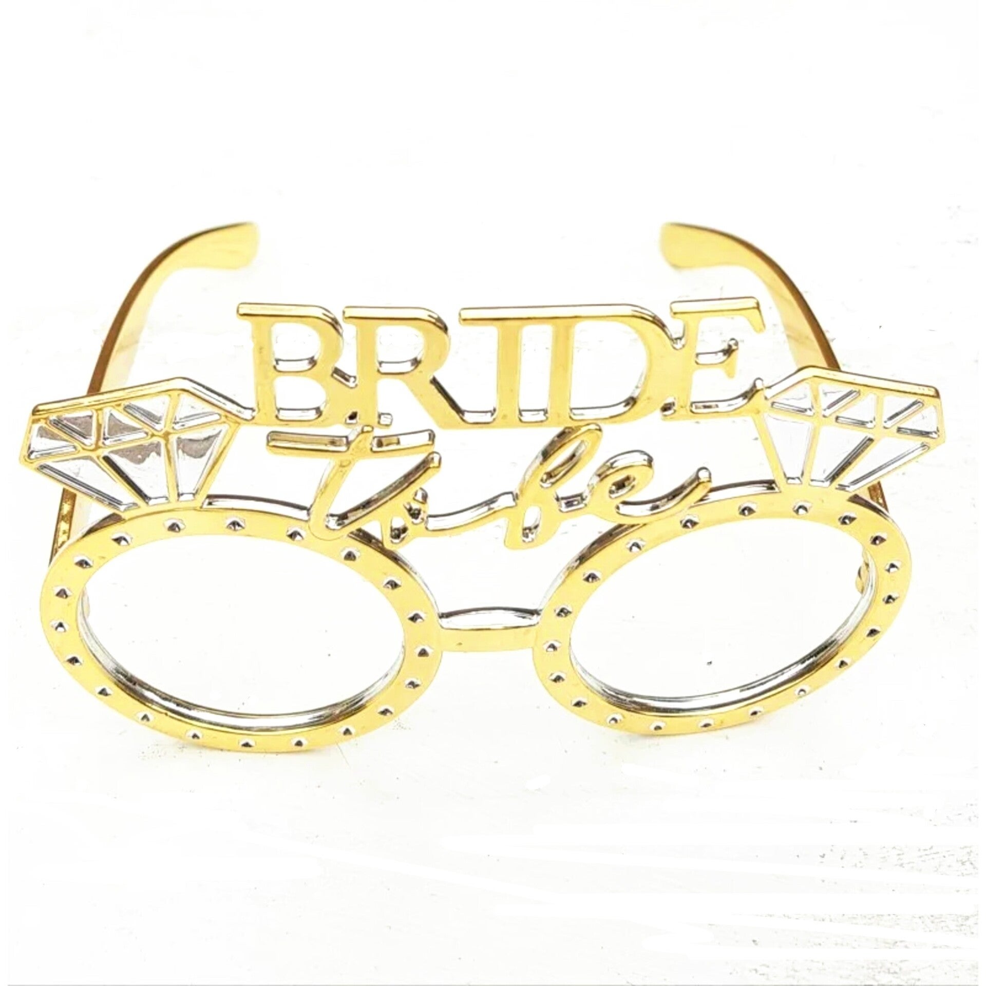 Bride to Be bling bling gouden bril goud met strass steentjes