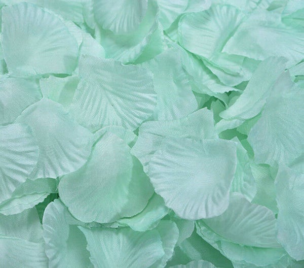 Mint groene rozenblaadjes 100 stuks