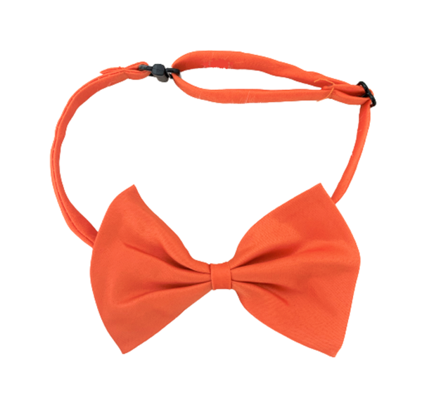 Katten strikje met handige verstelbare sluiting oranje