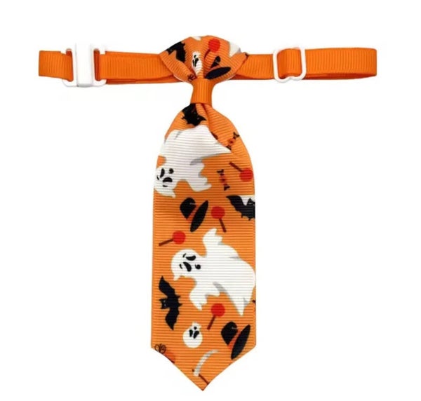 Honden of katten stropdas voor Halloween Witch oranje