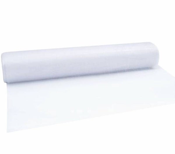 Rol (tafelloper) glanzend witte organza