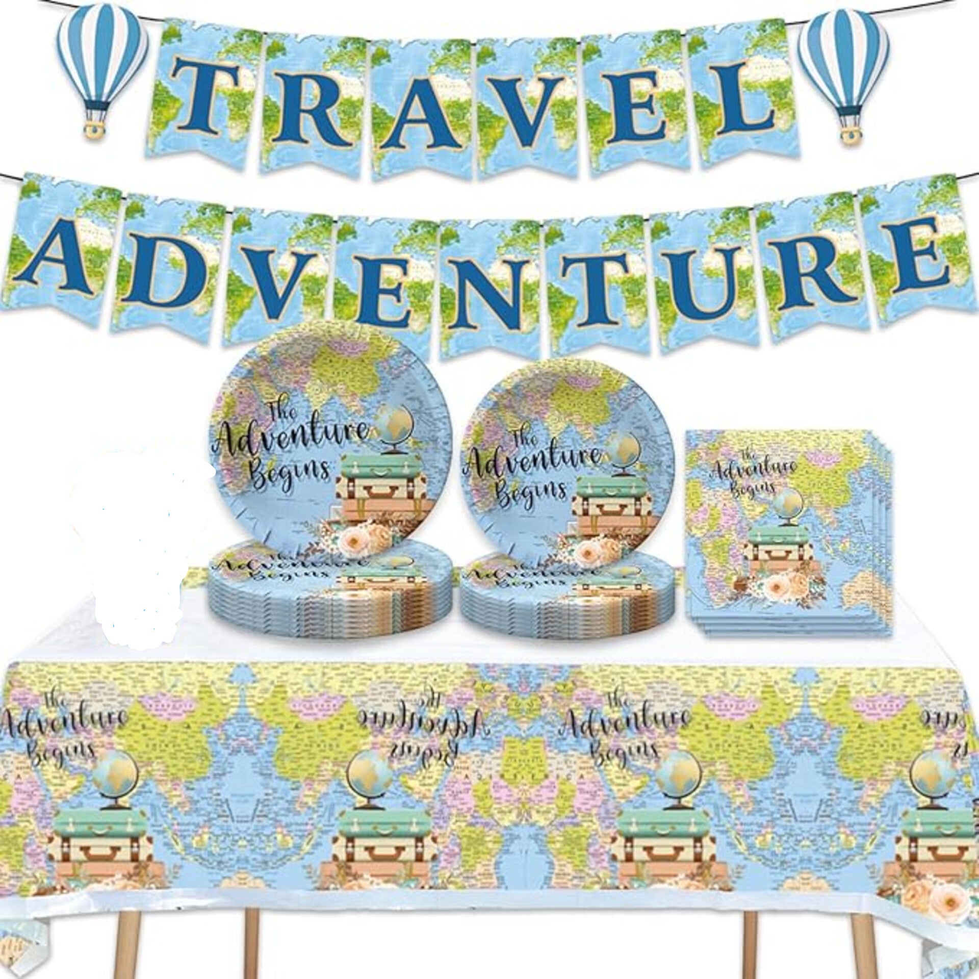 The Adventure Begins party set reizen 52-delig