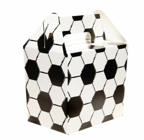 Traktatie/uitdeeldoosjes Voetbal zwart/wit
