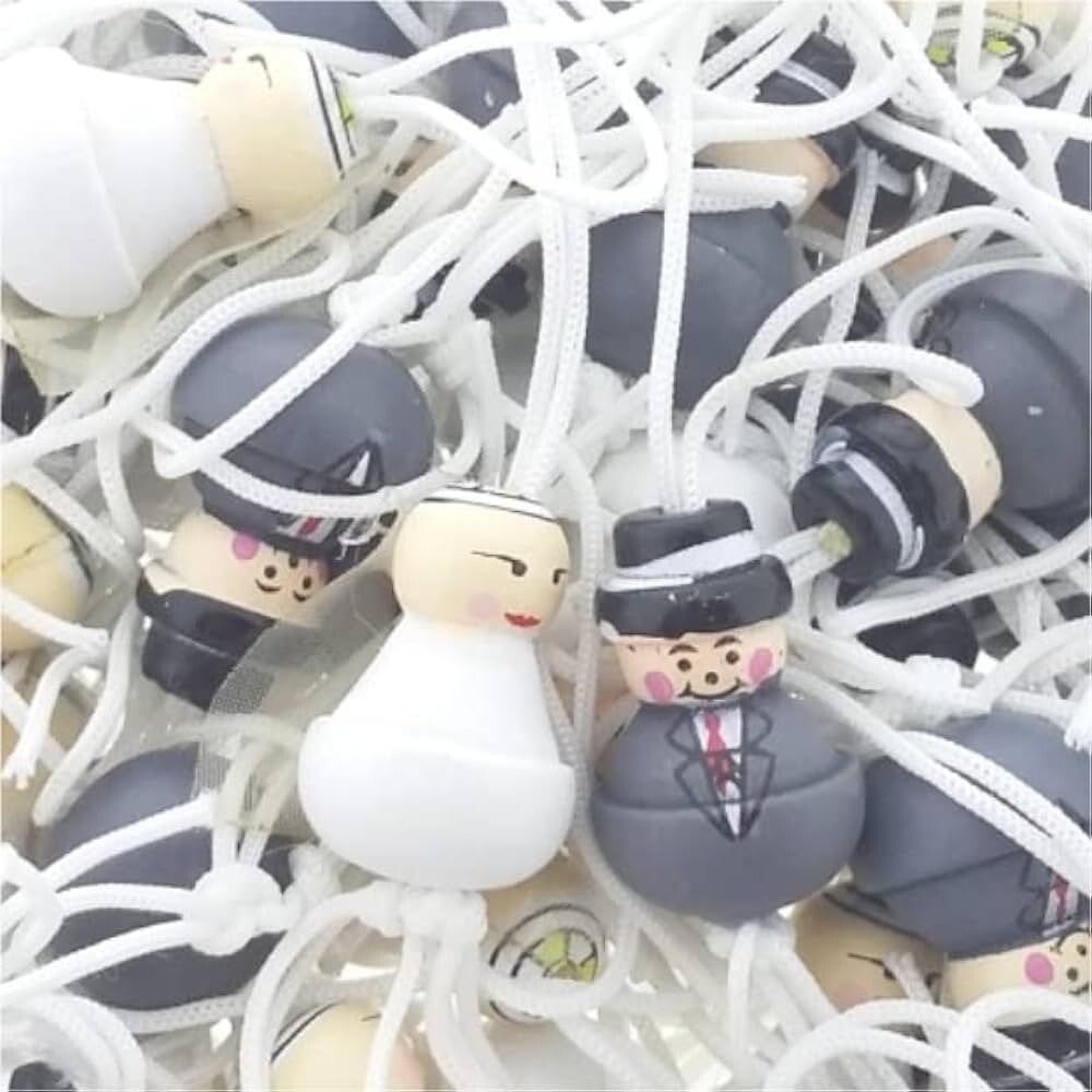 Gelukspoppetje bruid, bruidegom of bruidspaar