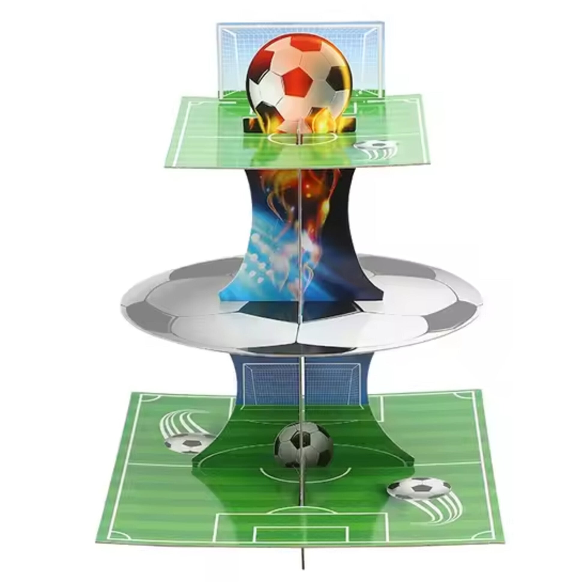 Cupcake standaard Voetbal Goal