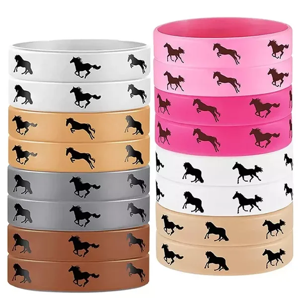 Elastische rubberen paarden armband