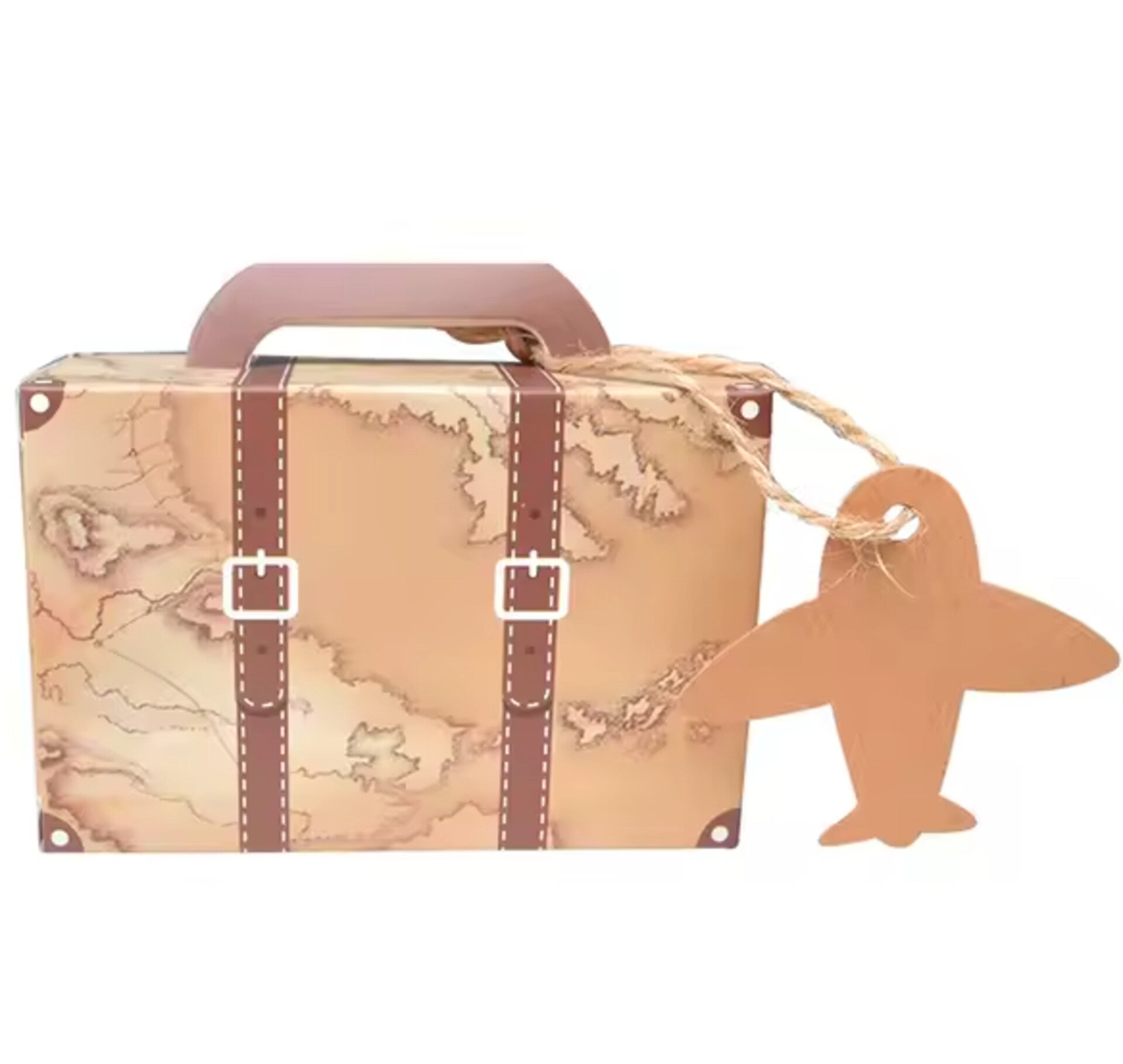 Doosje Travel met vliegtuig kaartje