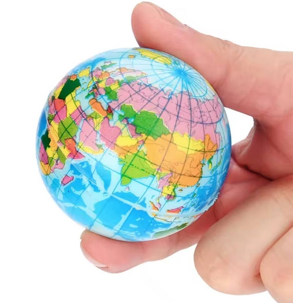 Anti-stress bal Wereldbol