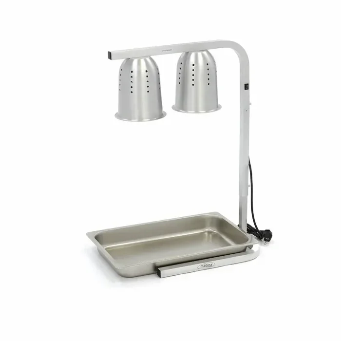 Lampe chauffante - 2 lampes - incl 2 lampes et 1 récipient 1/1 GN tarif TTC