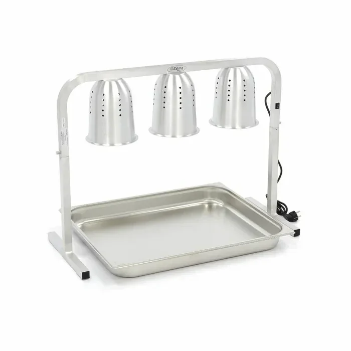 Lampe chauffante - 3 lampes - incl 3 lampes et 1 récipient 2/1 GN tarif TTC