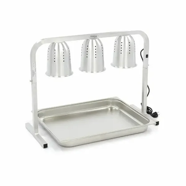 Lampe chauffante - 3 lampes - incl 3 lampes et 1 récipient 2/1 GN tarif TTC