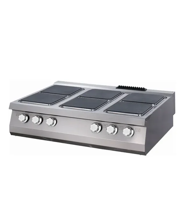 6 brûleurs - unité triple - profondeur 90 cm 400V tarif TTC