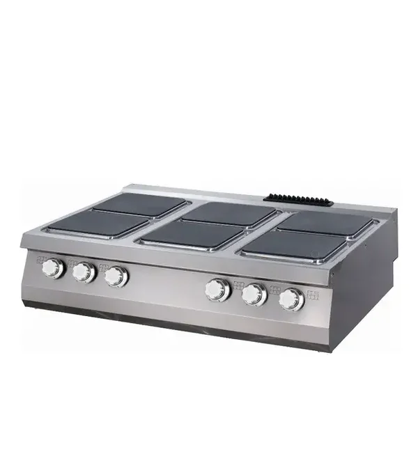 6 brûleurs - unité triple - profondeur 90 cm 400V tarif TTC