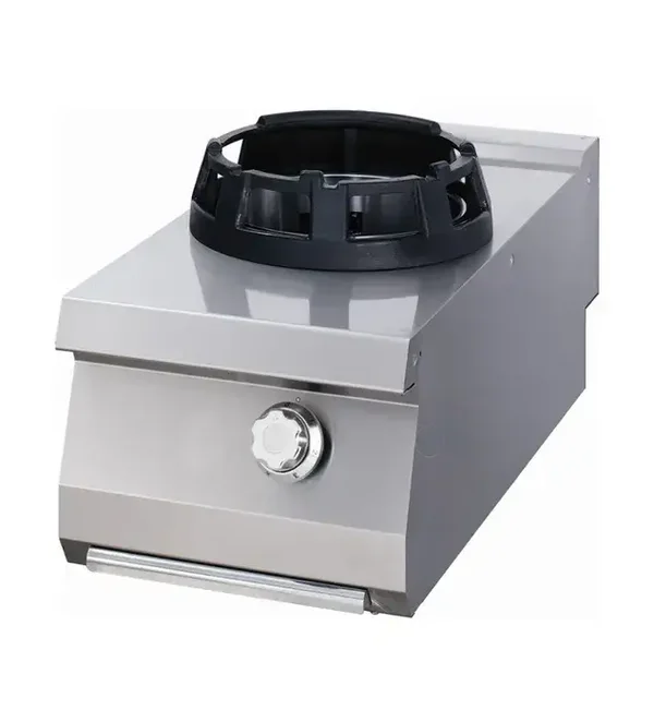 cuiseur wok - 28,5 cm anneau de cuisson - unité simple - profondeur 90 cm - gaz tarif TTC