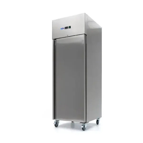 Armoire 1 porte negative de boulangerie - 800 L - étagères réglables - convient à 60 x 40 cm - sur roues tarif TTC