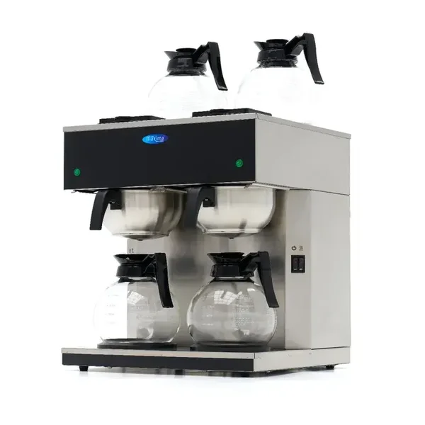 Cafetière filtre - Double - 2x 1,8 l - avec verseuse en verre tarif TTC