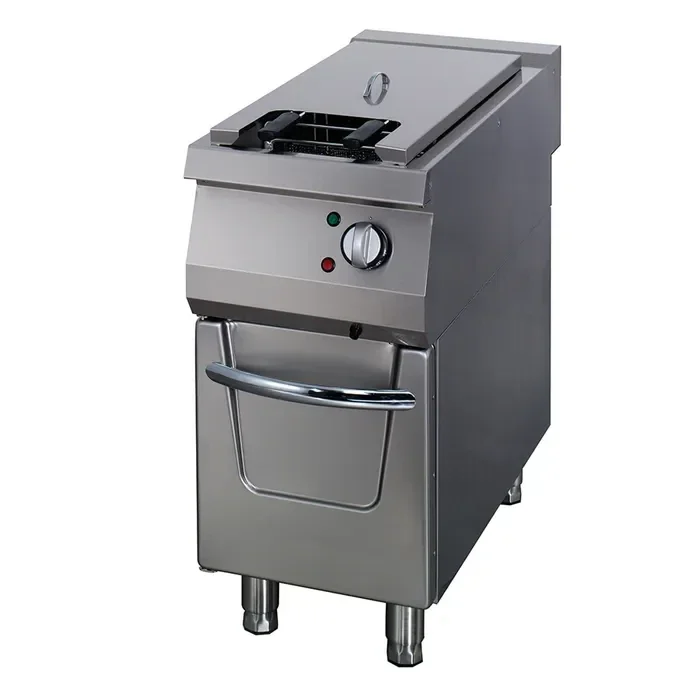 Friteuse - 1 x 22 L - unité simple - profondeur 90 cm - avec robinet de vidange 400V tarif TTC