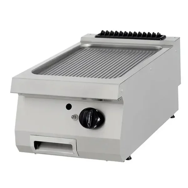 Grill - rainuré - unité simple - profondeur 90 cm - gaz tarif TTC
