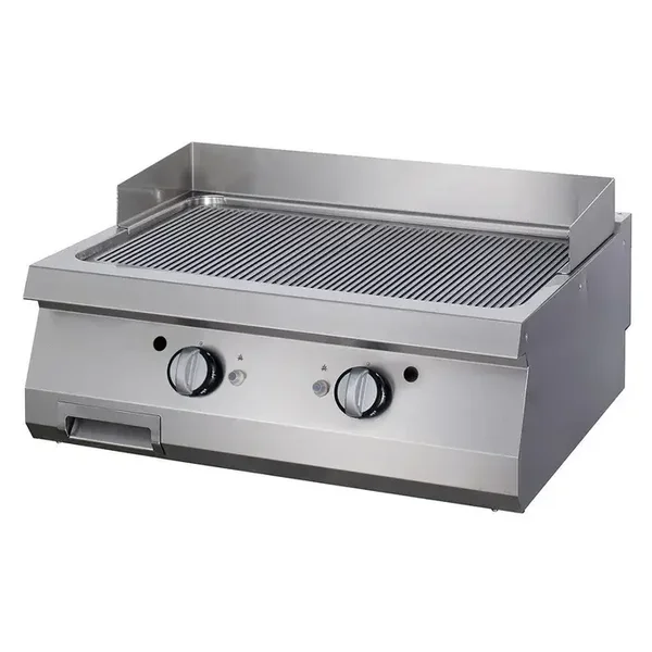 Grill - rainuré - unité double - profondeur 90 cm - gaz tarif TTC