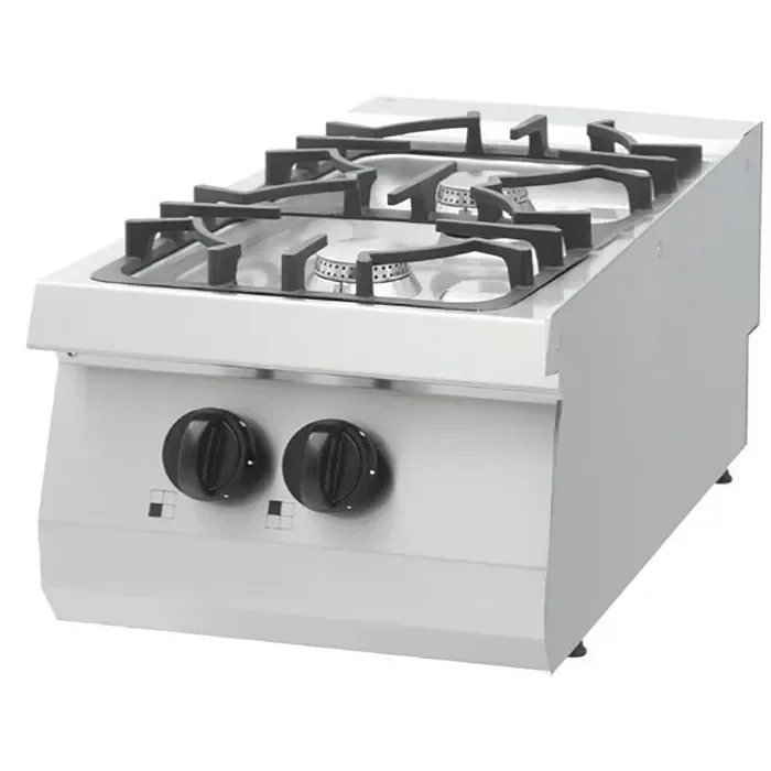 2 brûleurs - unité simple - profondeur 70 cm - gaz tarif TTC