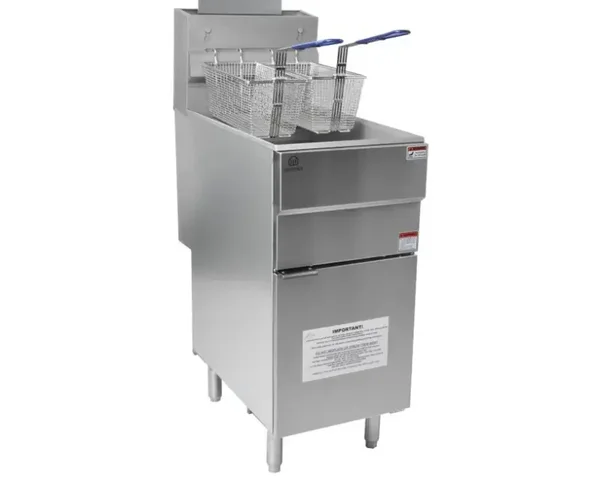 friteuse a gaz sur coffre 23l prix soldé