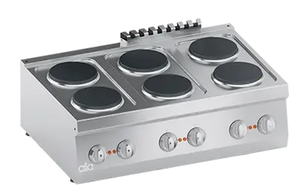 FOURNEAU ELECTRIQUE 6 PLAQUES A POSER