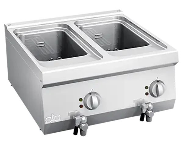 FRITEUSE ELECTRIQUE - 2 CUVES - 10 + 10 lt.