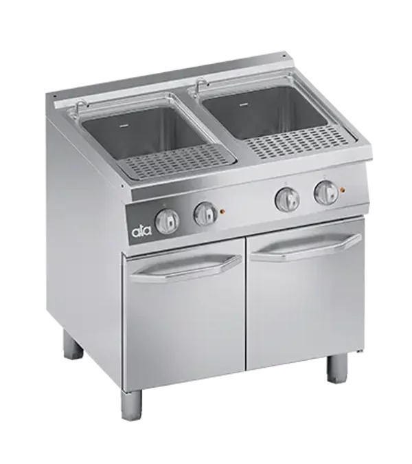 CUISEUR A PATE ELECTRIQUE A CUVE DOUBLE 26 + 26 lt