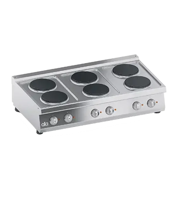 FOURNEAU ELECTRIQUE 6 PLAQUES A POSER