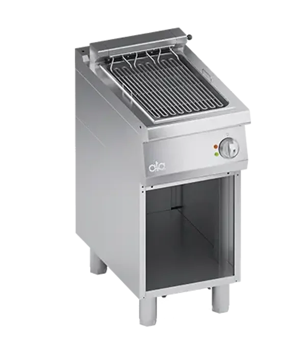 GRILL ELECTRIQUE DIRECTE 1/2 MODULE + BAIE OUVERTE