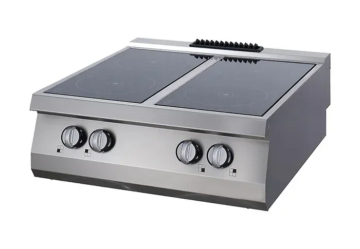 Infrarouge 4 brûleurs - unité double - profondeur 70 cm - 400V tarif TTC