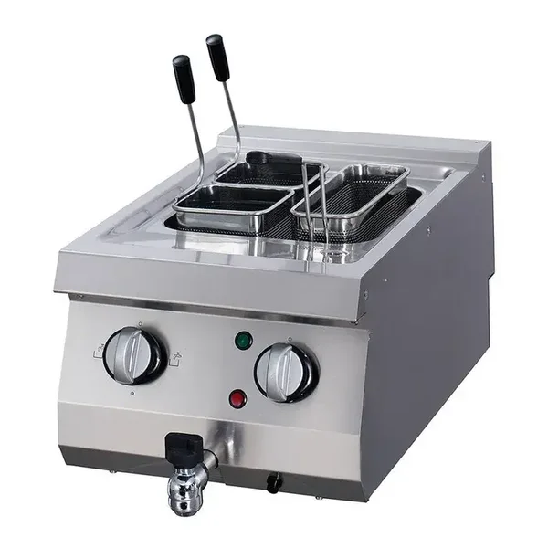 cuiseur de pâtes - 1 x 20 L - unité simple - profondeur 70 cm - électrique tarif TTC