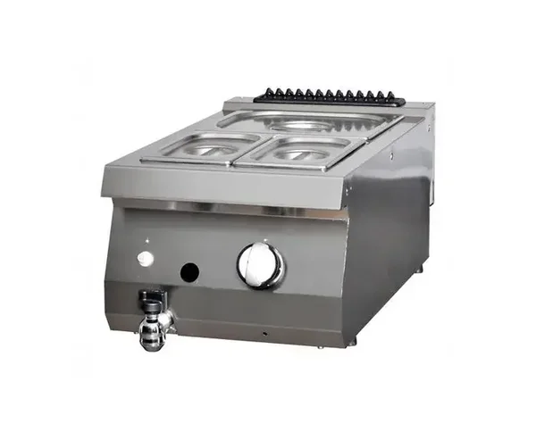Bain marie - unité simple - profondeur 70 cm - gaz tarif TTC