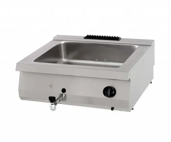 Bain marie - unité double - profondeur 70 cm - gaz