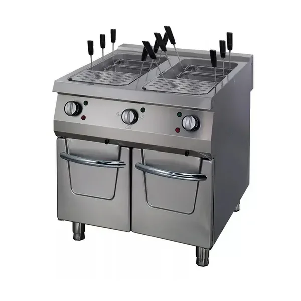 cuiseur de pâtes - unité double - profondeur 90 cm - gaz