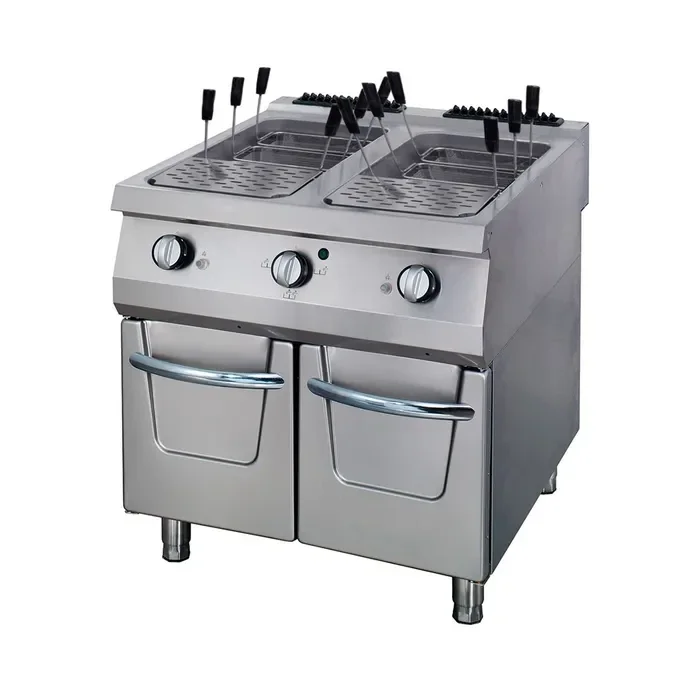 Cuiseur de pâtes - unité double - profondeur 90 cm 400V tarif TTC