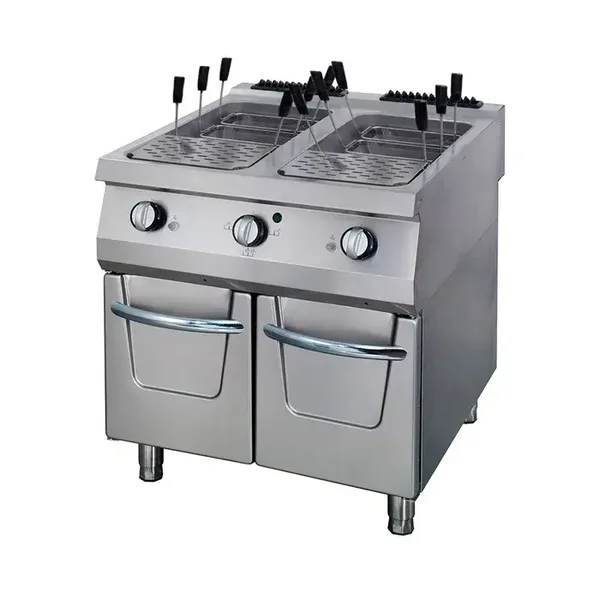 Cuiseur de pâtes - unité double - profondeur 90 cm - gaz tarif TTC