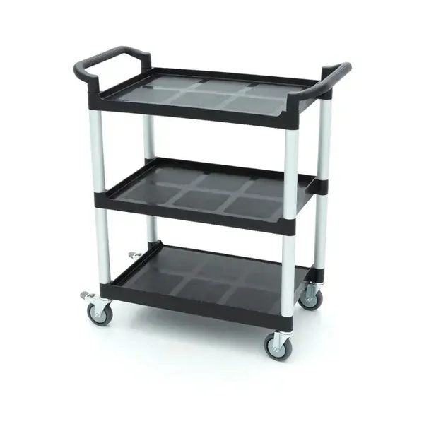 Chariot de service - 3 étagères en plastique - 86,5 x 42,5 cm tarif TTC
