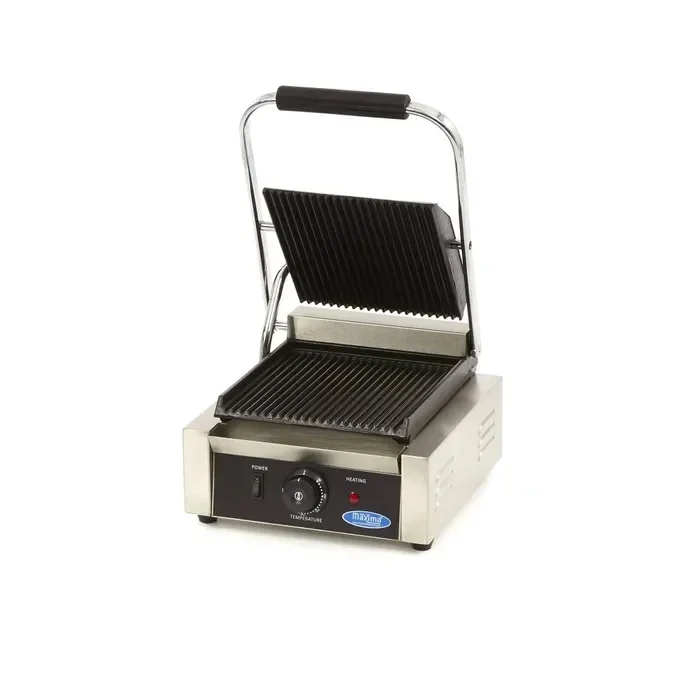 Grill contact - rainuré - plaque de gril simple - 22 cm tarif TTC