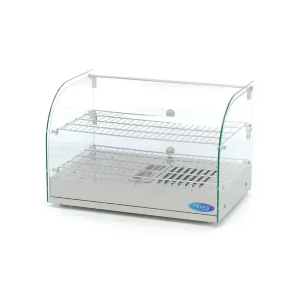 Vitrine chaude - 45 L - 55 cm - 2 étagères tarif TTC