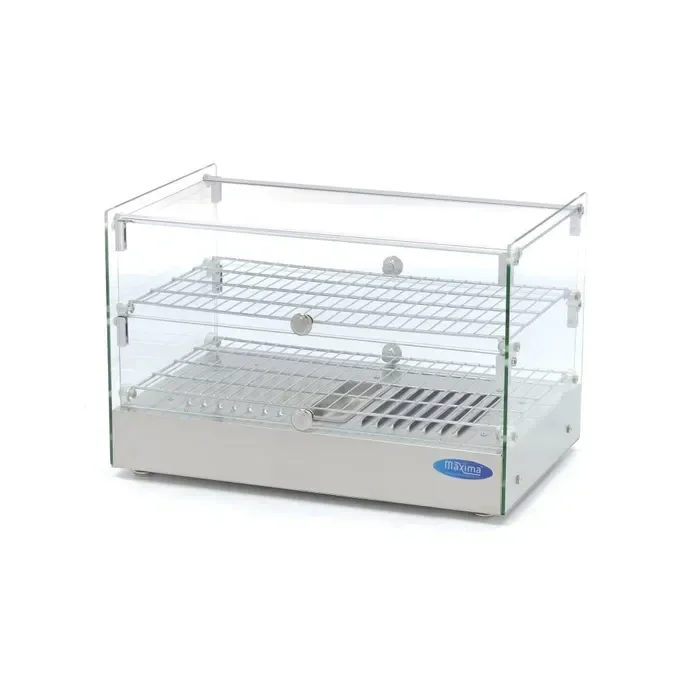 Vitrine chaude - 50 L - 55 cm - 2 étagères tarif TTC